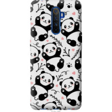Чехол на Realme X2 Pro Панды (4318u-1866)