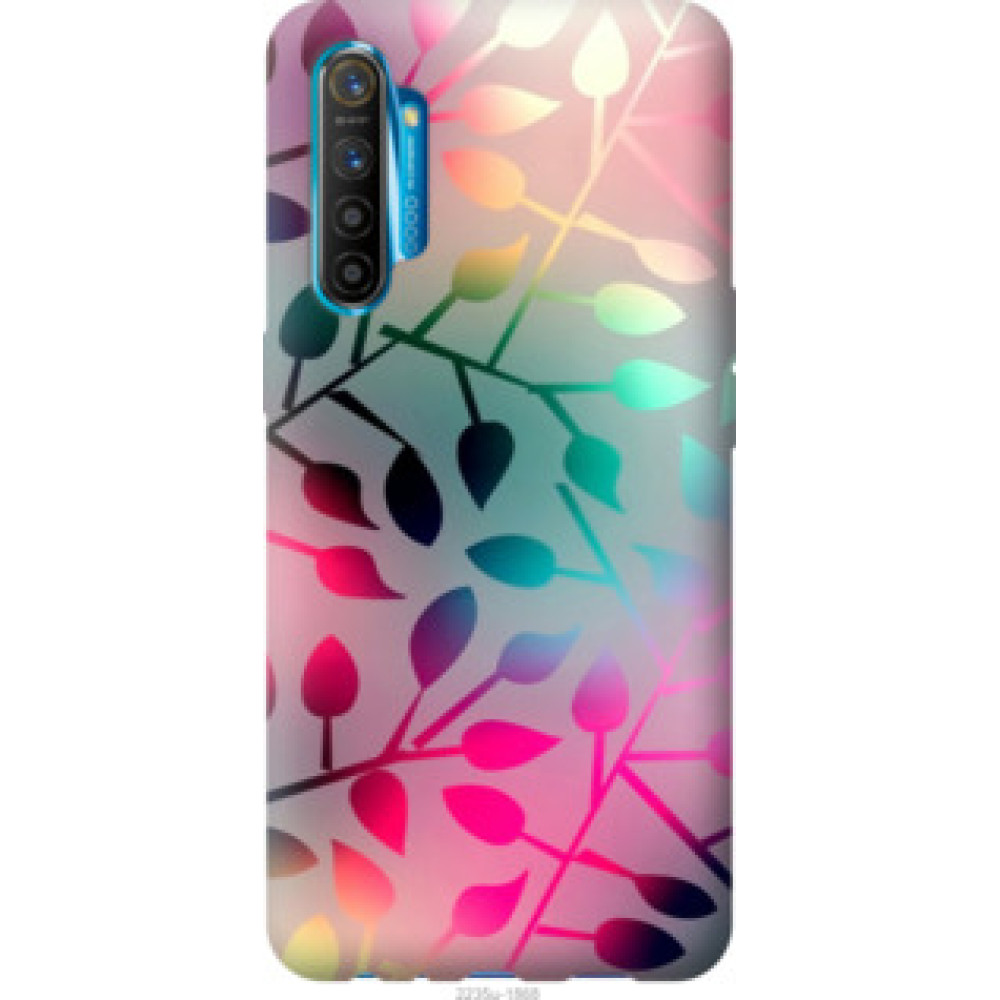 Чехол на Realme XT Листья (2235u-1868)