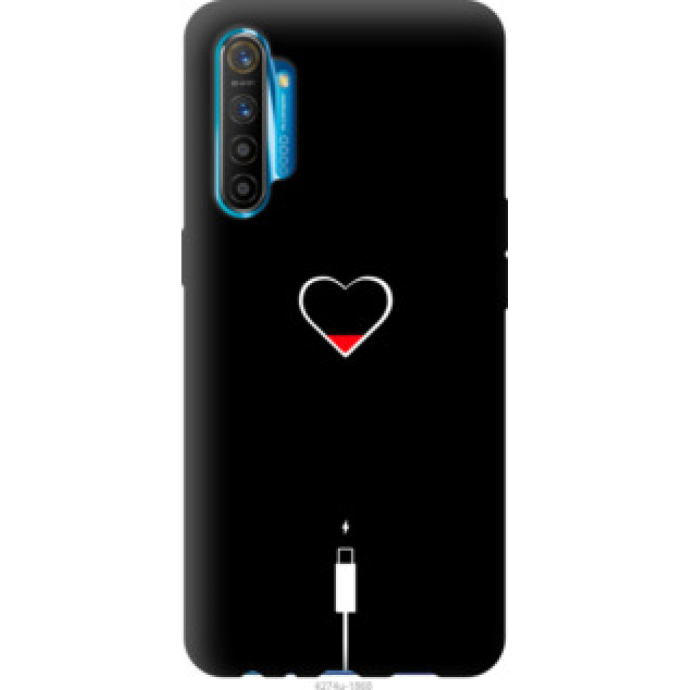 Чехол на Realme XT Подзарядка сердца (4274u-1868)