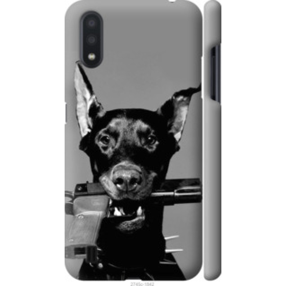 Чехол на Samsung Galaxy A01 A015F Доберман (2745c-1842)