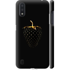 Чехол на Samsung Galaxy A01 A015F Черная клубника (3585c-1842)