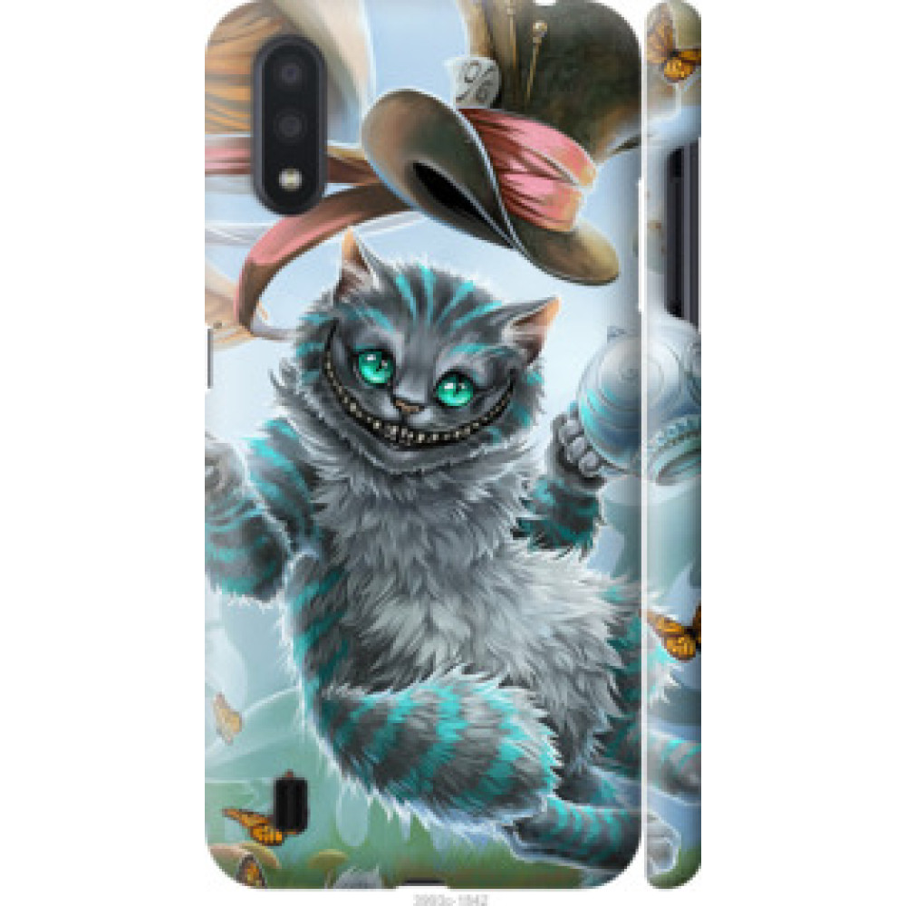 Чехол на Samsung Galaxy A01 A015F Чеширский кот 2 (3993c-1842)