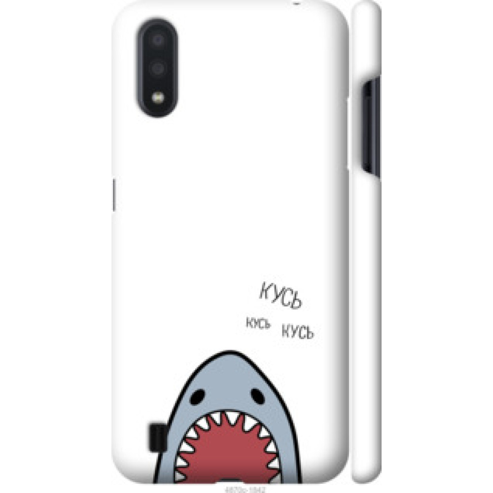 Чехол на Samsung Galaxy A01 A015F Акула (4870c-1842)