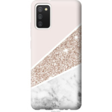 Чехол на Samsung Galaxy A02s A025F Пастельный мрамор (4342u-2203)