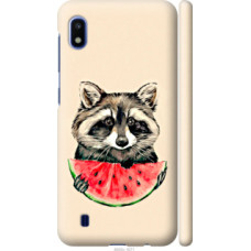 Чехол на Samsung Galaxy A10 2019 A105F Енотик с арбузом (4605c-1671)