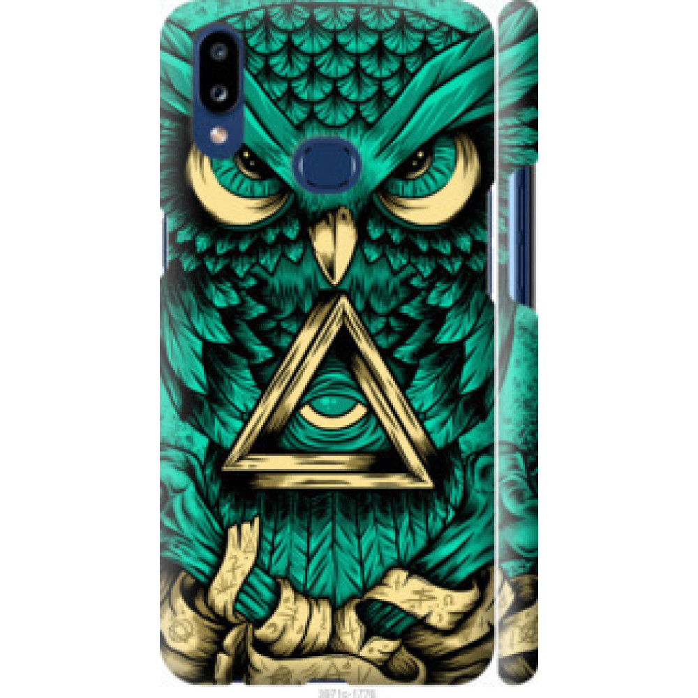 Чехол на Samsung Galaxy A10s A107F Сова Арт-тату (3971c-1776)