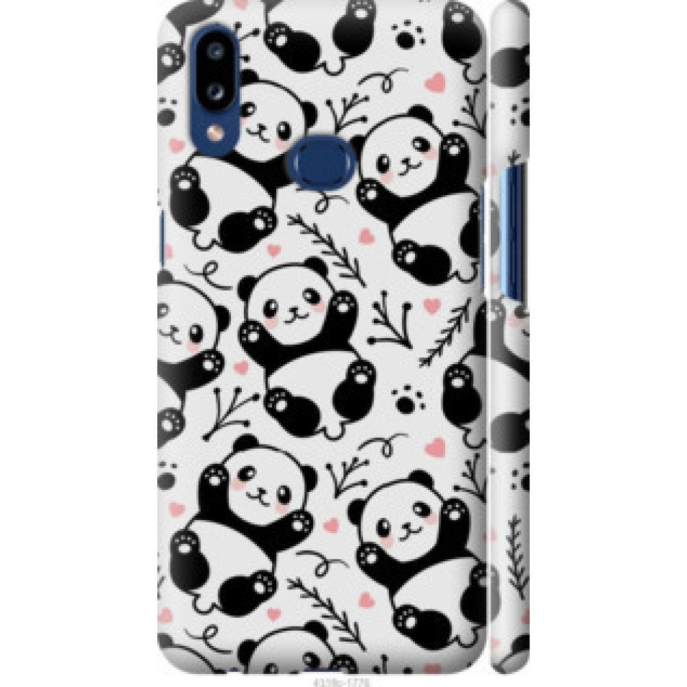Чехол на Samsung Galaxy A10s A107F Панды (4318c-1776)