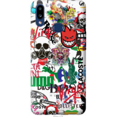 Чехол на Samsung Galaxy A10s A107F Many different logos (4022u-1776)
