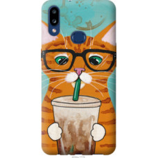 Чехол на Samsung Galaxy A10s A107F Зеленоглазый кот в очках (4054u-1776)