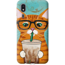 Чехол на Samsung Galaxy A2 Core A260F Зеленоглазый кот в очках (4054u-1683)