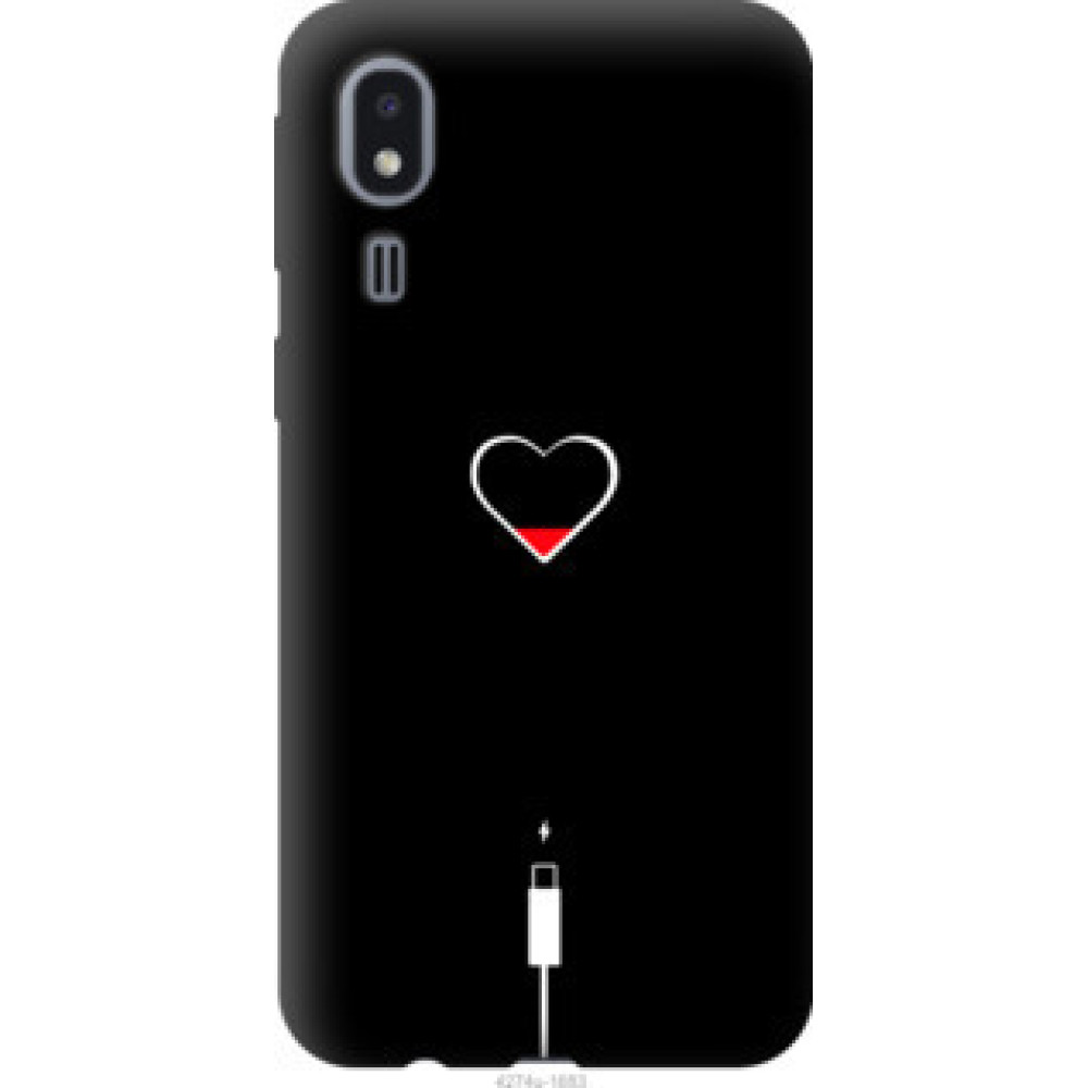 Чехол на Samsung Galaxy A2 Core A260F Подзарядка сердца (4274u-1683)