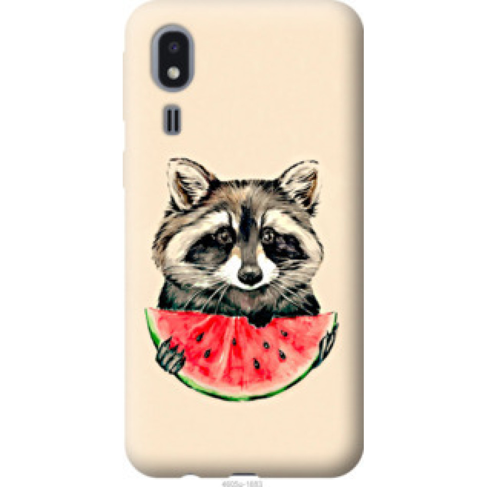 Чехол на Samsung Galaxy A2 Core A260F Енотик с арбузом (4605u-1683)