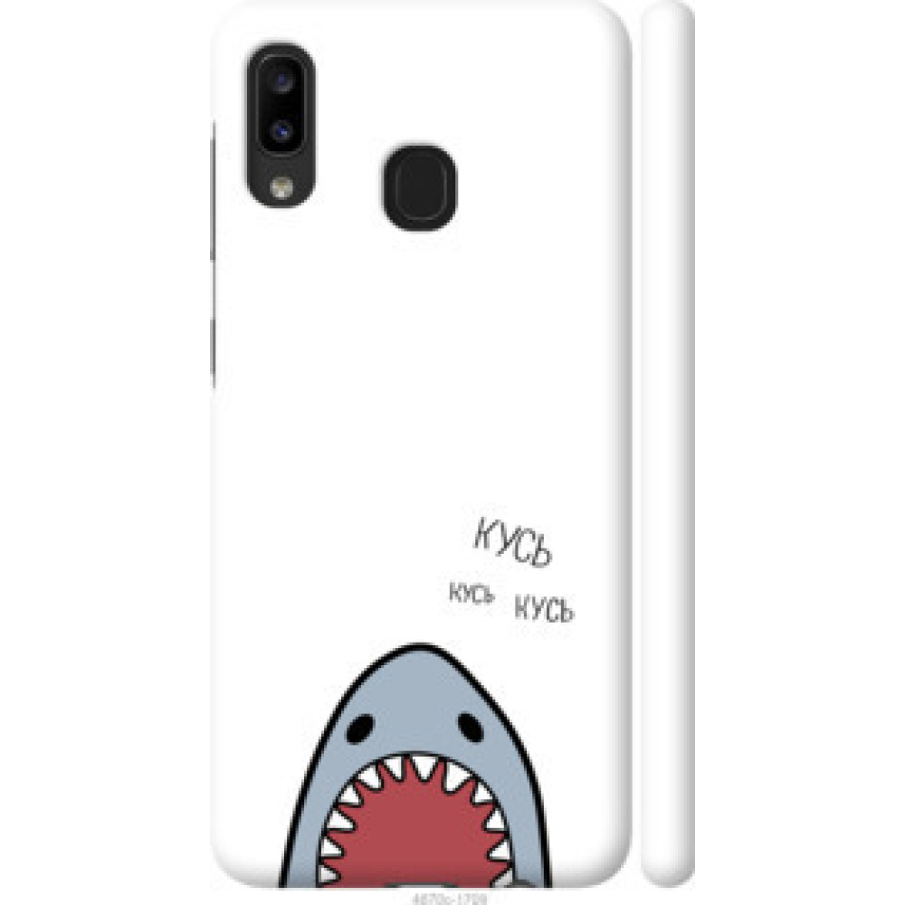 Чехол на Samsung Galaxy A20e A202F Акула (4870c-1709)