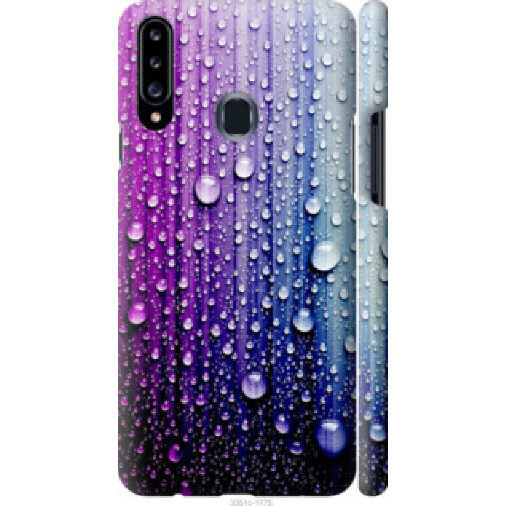 Чехол на Samsung Galaxy A20s A207F Капли воды (3351c-1775)