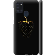 Чехол на Samsung Galaxy A21s A217F Черная клубника (3585c-1943)