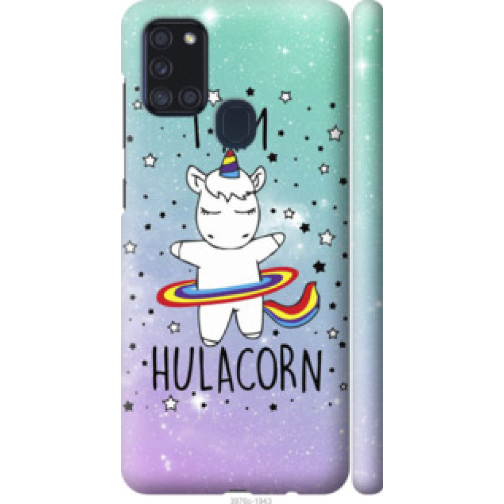 Чехол на Samsung Galaxy A21s A217F I'm hulacorn (3976c-1943)