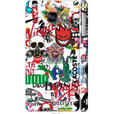 Чехол на Samsung Galaxy A3 (2016) A310F Many different logos (4022c-159)
