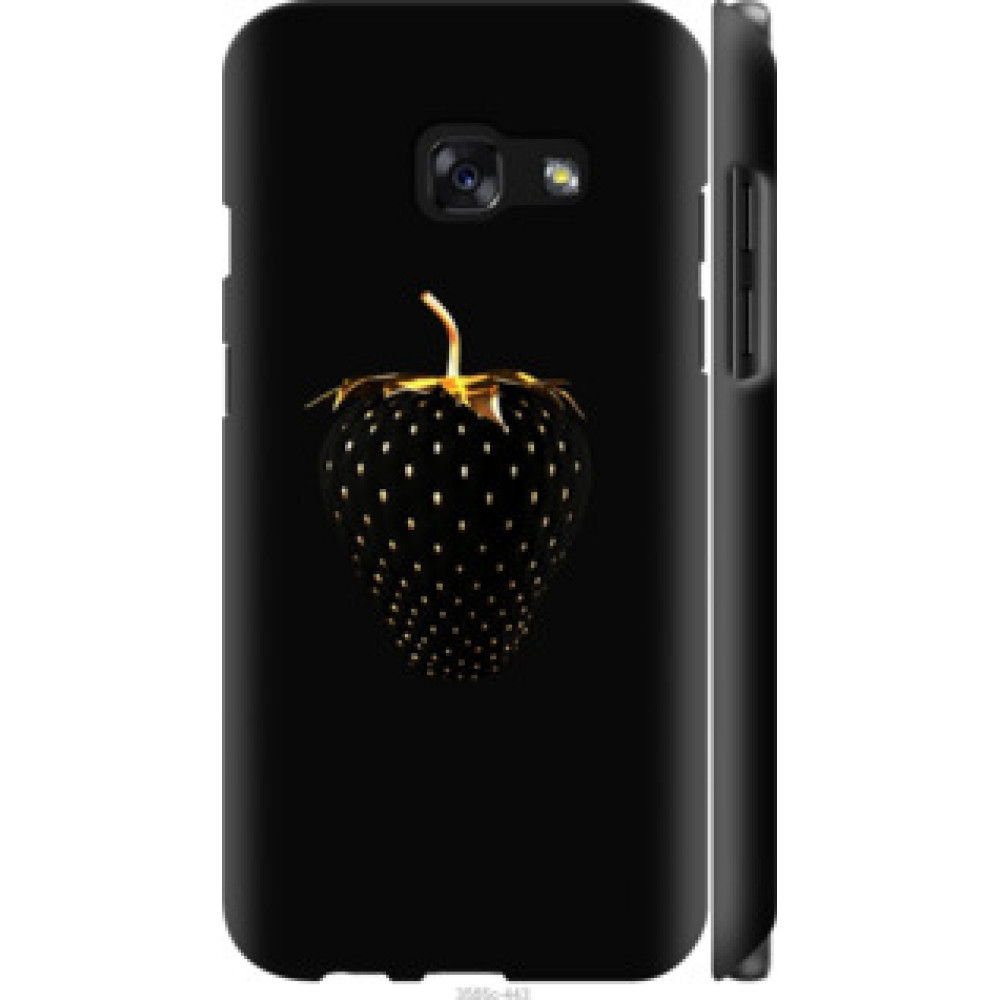 Чехол на Samsung Galaxy A3 (2017) Черная клубника (3585c-443)