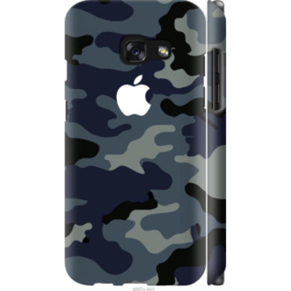 Чехол на Samsung Galaxy A3 (2017) Камуфляж 1 (4897c-443)