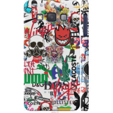 Чехол на Samsung Galaxy A3 A300H Many different logos (4022c-72)