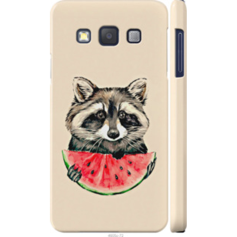 Чехол на Samsung Galaxy A3 A300H Енотик с арбузом (4605c-72)