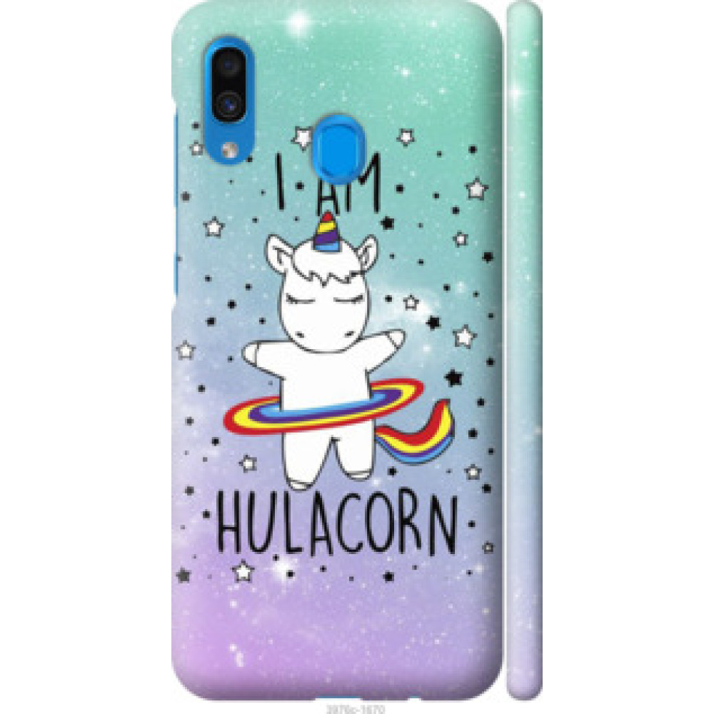 Чехол на Samsung Galaxy A20 2019 A205F I'm hulacorn (3976c-1761)