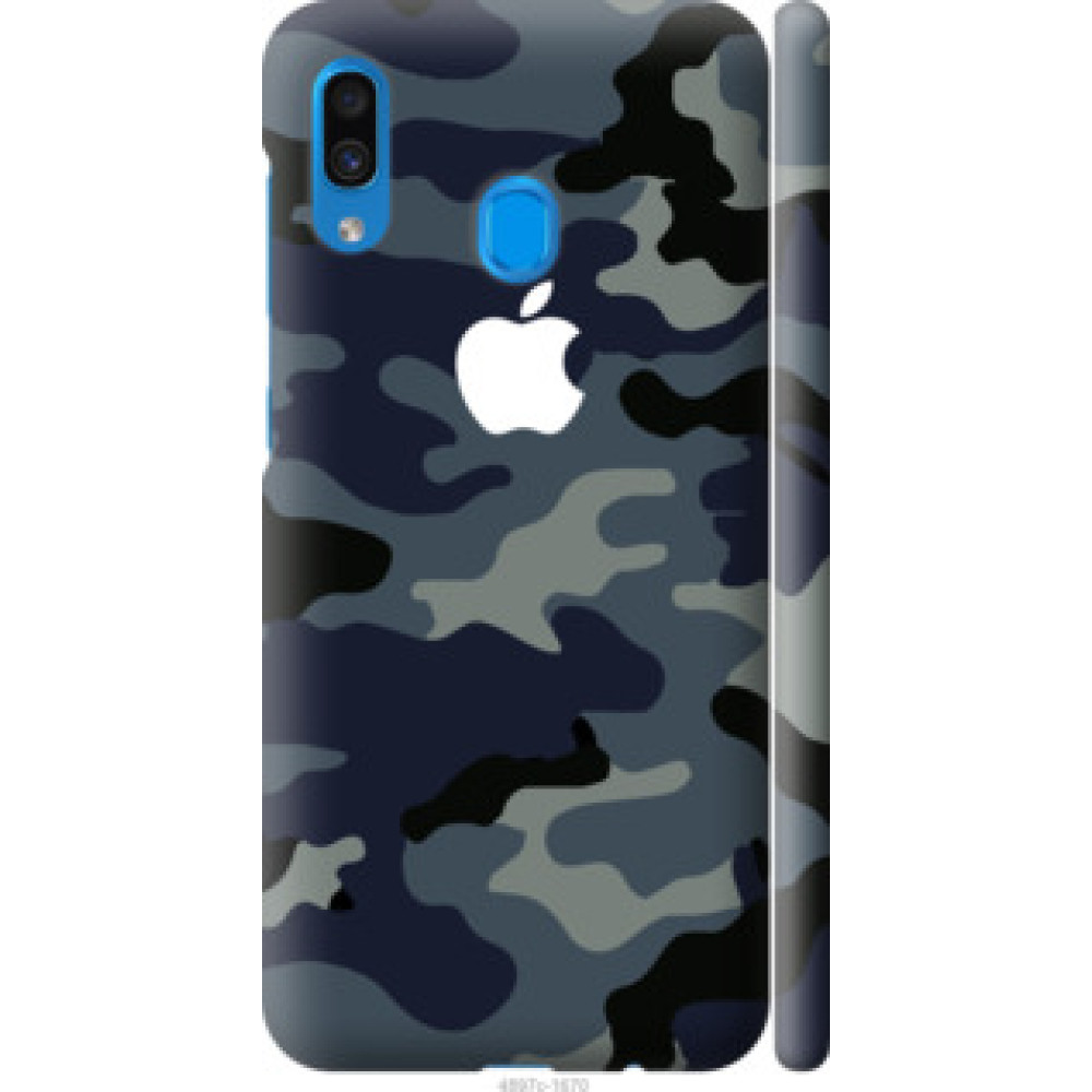 Чехол на Samsung Galaxy A20 2019 A205F Камуфляж 1 (4897c-1761)