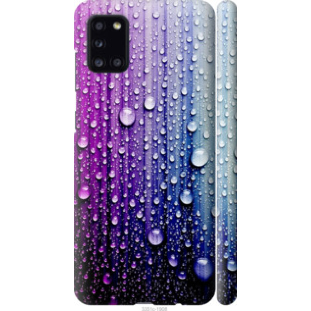Чехол на Galaxy A31 A315F Капли воды (3351c-1908)