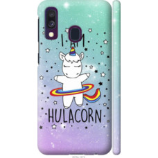 Чехол на Samsung Galaxy A40 2019 A405F I'm hulacorn (3976c-1672)