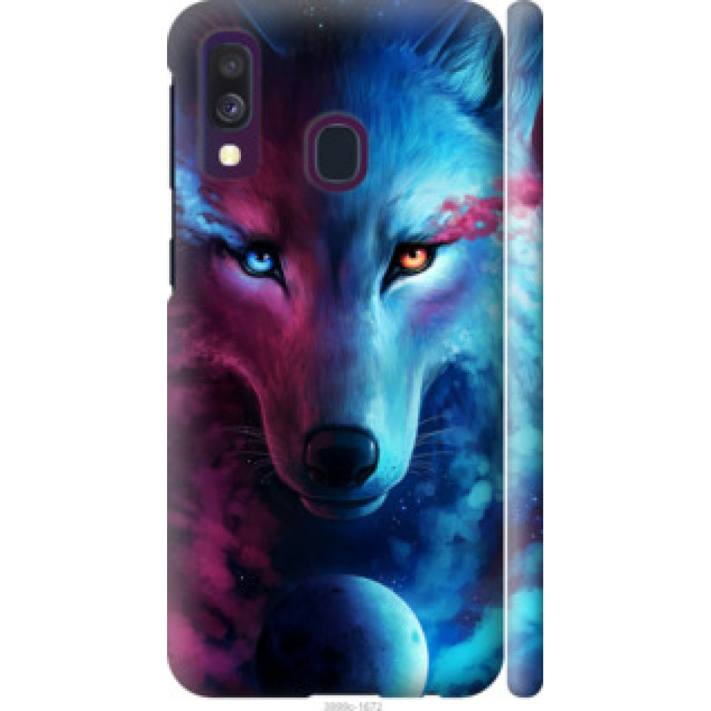 Чохол на Samsung Galaxy A40 2019 A405F Арт-волк (3999c-1672)