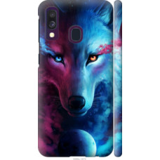 Чехол на Samsung Galaxy A40 2019 A405F Арт-волк (3999c-1672)