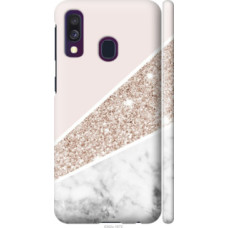 Чехол на Samsung Galaxy A40 2019 A405F Пастельный мрамор (4342c-1672)