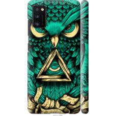 Чехол на Samsung Galaxy A41 A415F Сова Арт-тату (3971c-1886)