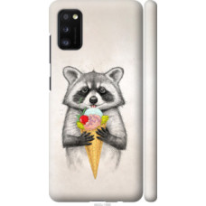 Чехол на Samsung Galaxy A41 A415F Енотик с мороженым (4602c-1886)
