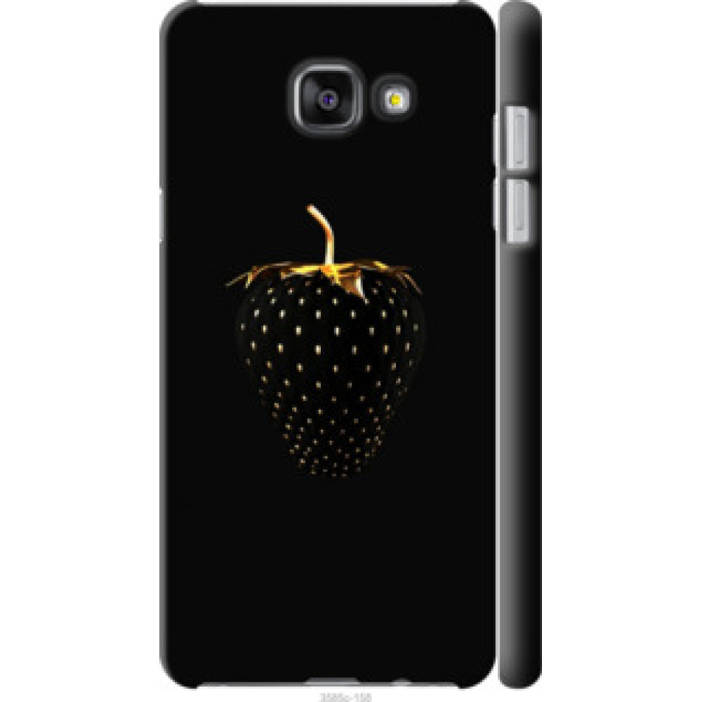 Чехол на Samsung Galaxy A5 (2016) A510F Черная клубника (3585c-158)