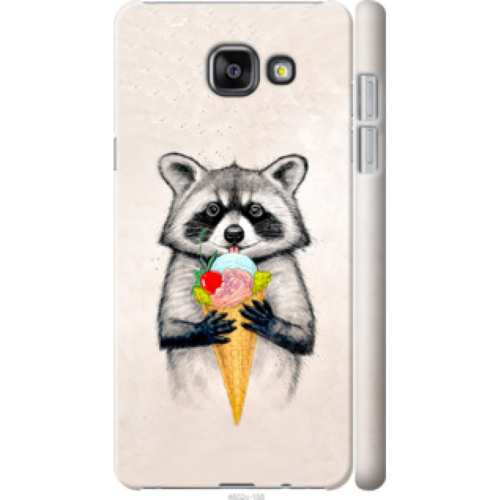 Чехол на Samsung Galaxy A5 (2016) A510F Енотик с мороженым (4602c-158)