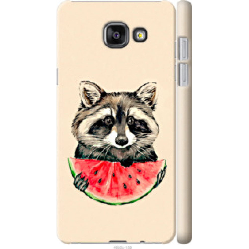 Чехол на Samsung Galaxy A5 (2016) A510F Енотик с арбузом (4605c-158)