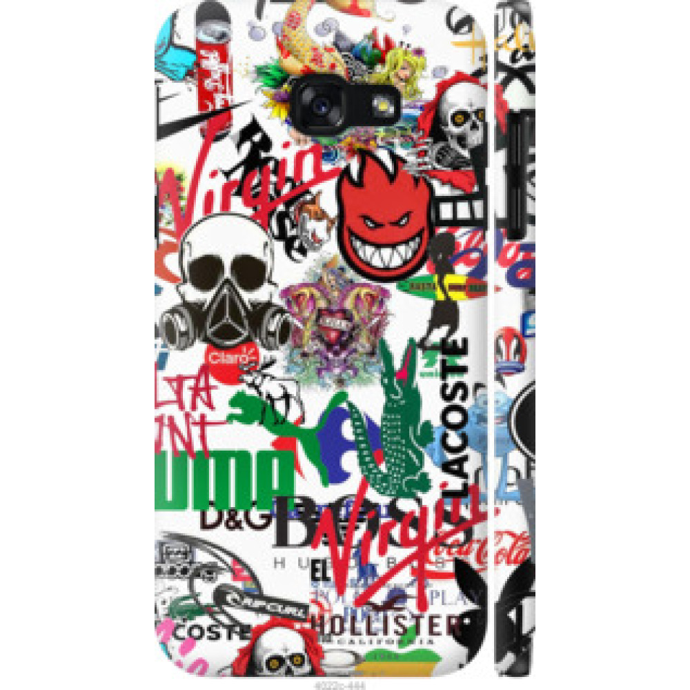Чехол на Samsung Galaxy A5 (2017) Many different logos (4022c-444)