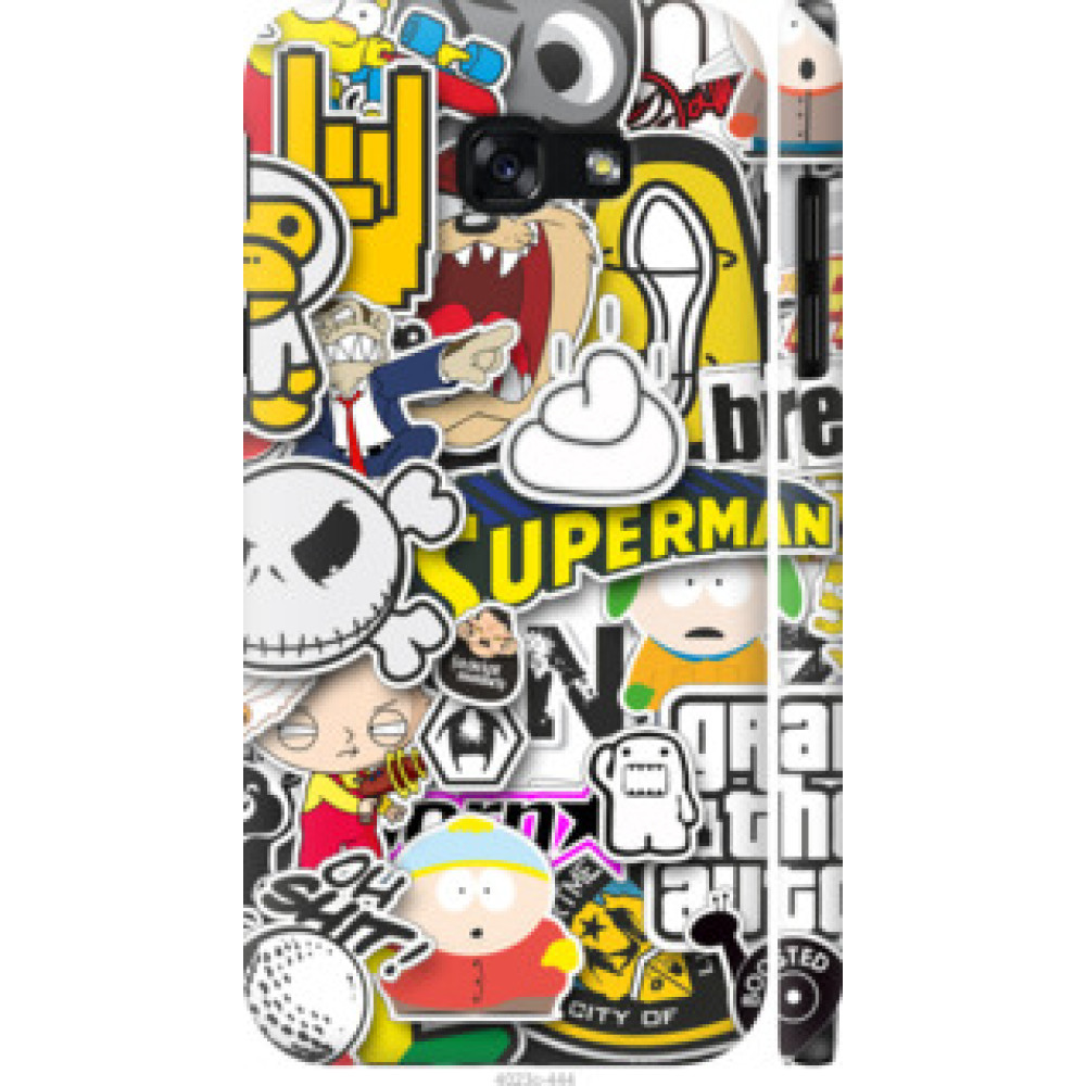 Чехол на Samsung Galaxy A5 (2017) Popular logos (4023c-444)