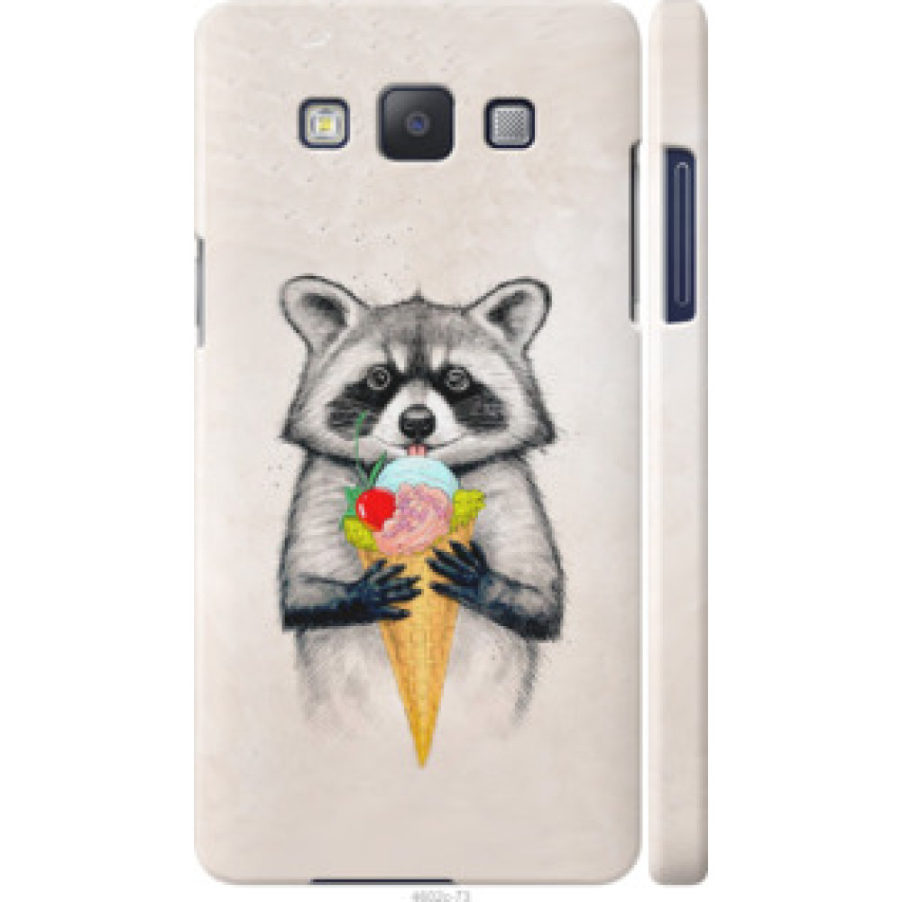 Чехол на Samsung Galaxy A5 A500H Енотик с мороженым (4602c-73)