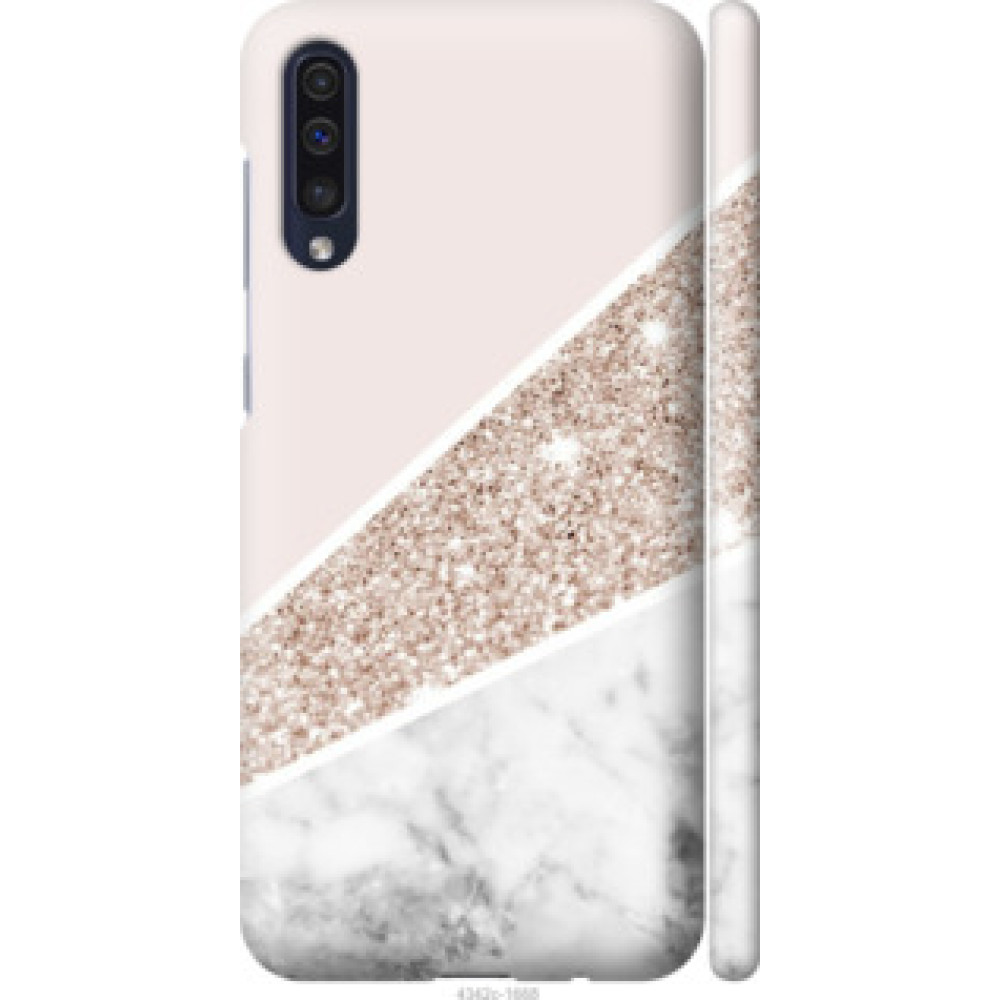 Чехол на Samsung Galaxy A50 2019 A505F Пастельный мрамор (4342c-1668)