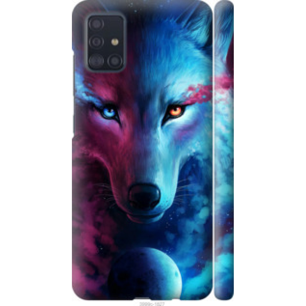 Чехол на Samsung Galaxy A51 2020 A515F Арт-волк (3999c-1827)