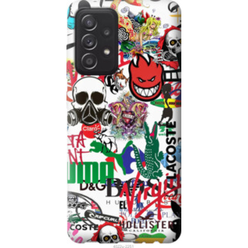 Чохол на Samsung Galaxy A52 Many different logos (4022u-2251)