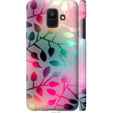 Чехол на Samsung Galaxy A6 2018 Листья (2235c-1480)