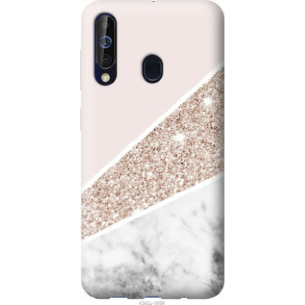 Чехол на Samsung Galaxy A60 2019 A606F Пастельный мрамор (4342u-1699)