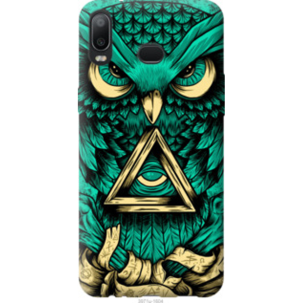 Чехол на Samsung Galaxy A6s Сова Арт-тату (3971u-1604)