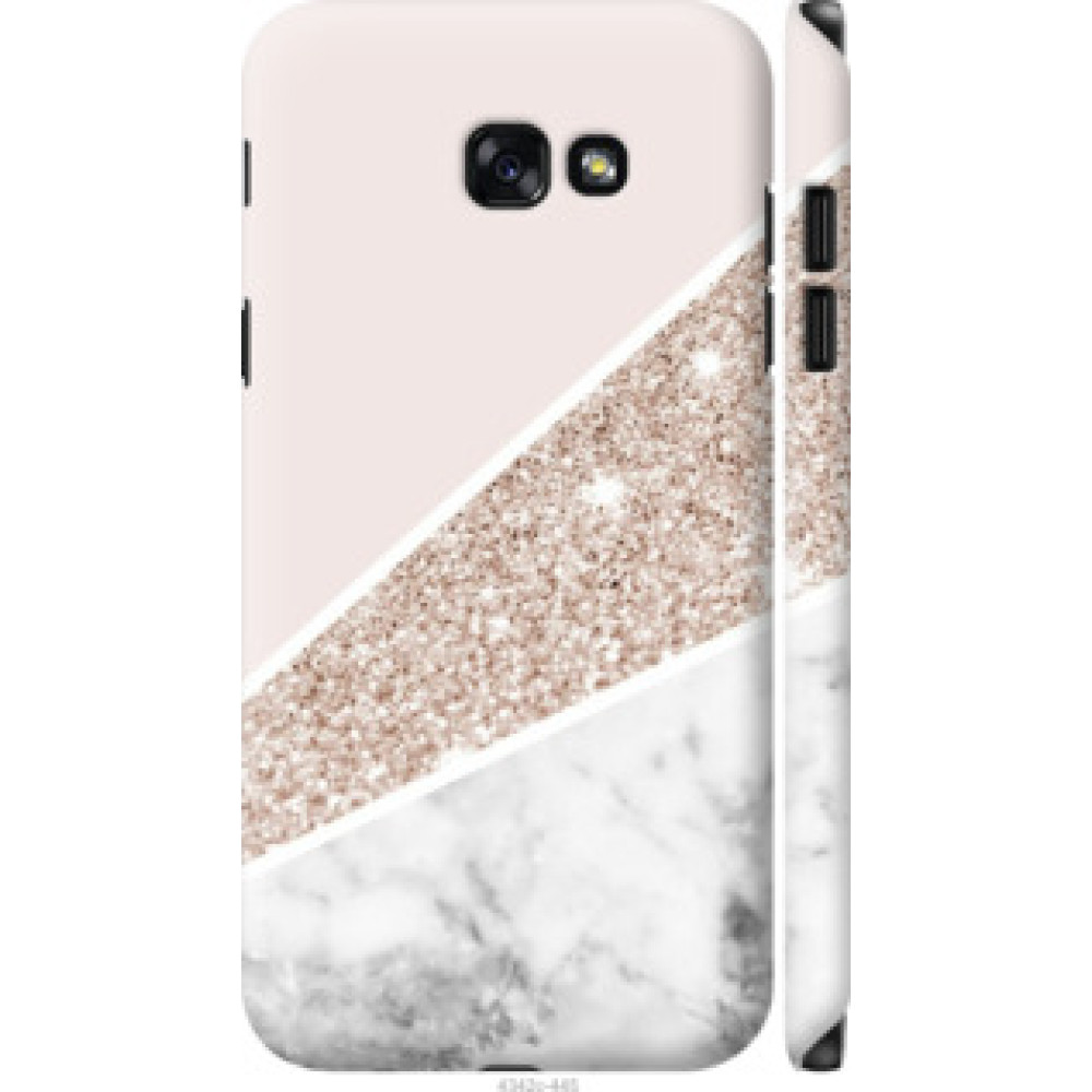 Чехол на Samsung Galaxy A7 (2017) Пастельный мрамор (4342c-445)