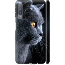 Чехол на Samsung Galaxy A7 (2018) A750F Красивый кот (3038c-1582)