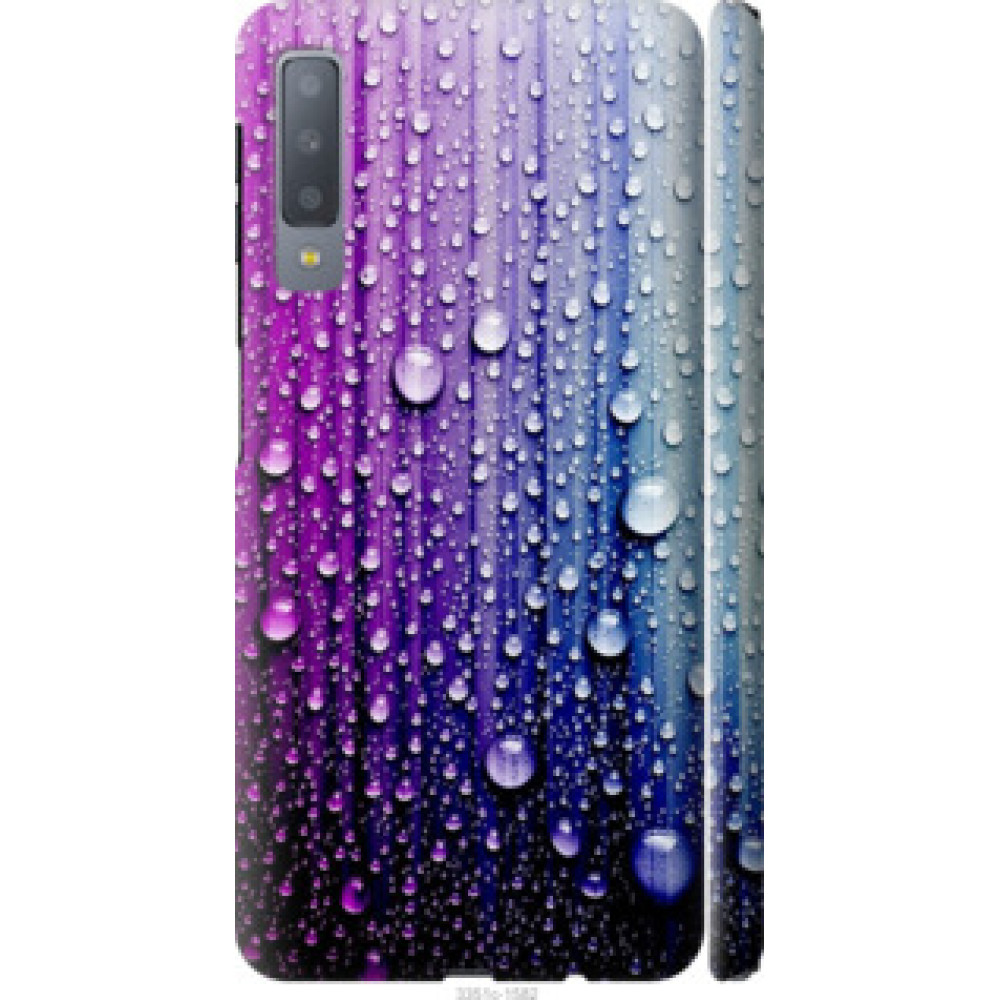 Чехол на Samsung Galaxy A7 (2018) A750F Капли воды (3351c-1582)