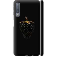 Чехол на Samsung Galaxy A7 (2018) A750F Черная клубника (3585c-1582)